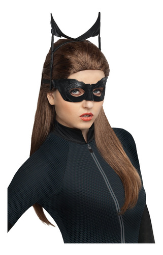 Secret Wishes Batman Dark Knight Rises Catwoman Peluca,negro
