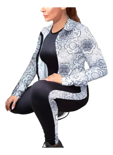 Conjunto Deportivo De Mujer Campera Y Calza Vaplex Premium