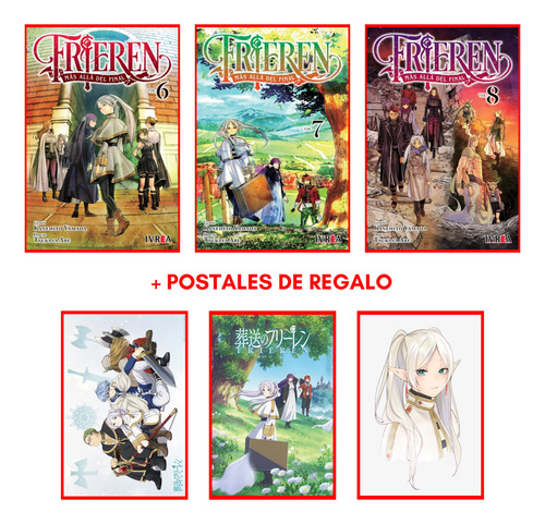 Combo Frieren 6 A 8 - Manga - Ivrea