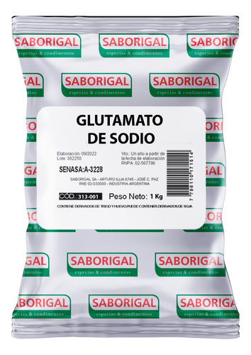 Glutamato Monosódico (msg) X 1 Kg