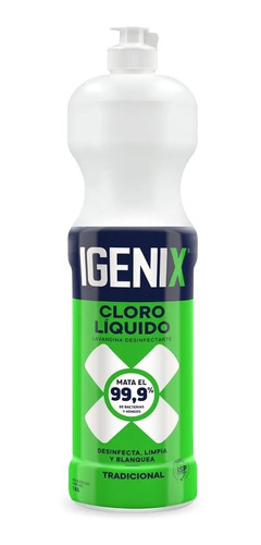 Cloro Desinfectante Igenix 1l