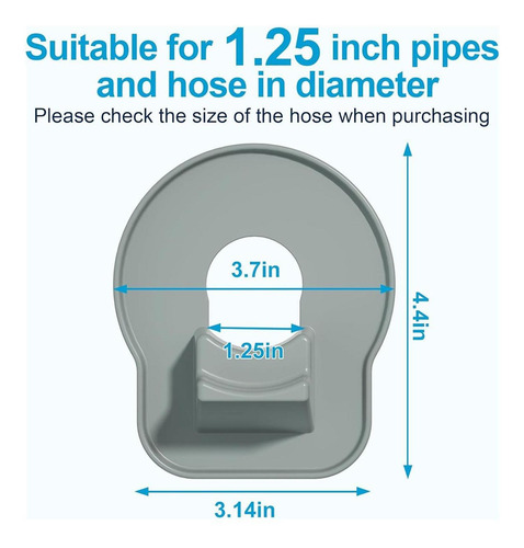 Soporte De Tuberías De Piscina De 2 Piezas Soporte De