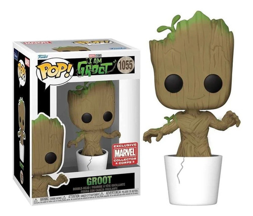 Funko Pop Groot #1055 Marvel Collector Corps I Am Exclusivo