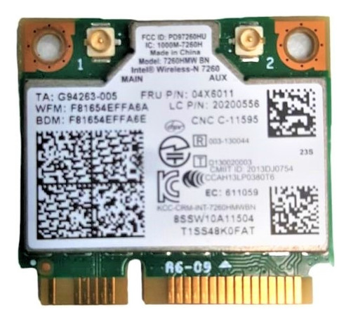 Tarjeta Wifi Lenovo E440