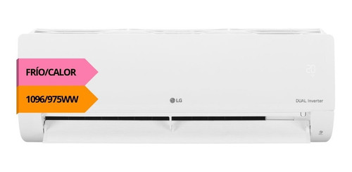 Aire Acondicionado LG Dual Cool Inverter 3500w Frio Calor 18