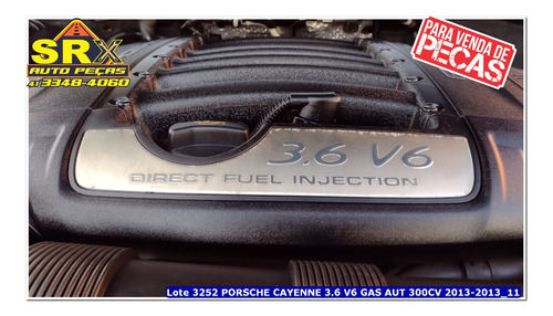 Sucata Porsche Caye 3.6 V6 Gas Aut 300cv 2013 Blindada Pecas