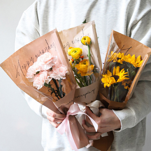 Embalagem De Flores De Presente, Saco De Embalagem De Flores