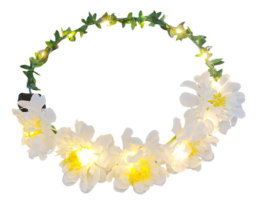 Corona De Flores Diadema Con Corona De Flores Diadema De