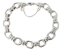 Comprar Pulsera Plata Maciza Gruesa Eslabón Combinado Largo 23,5cm