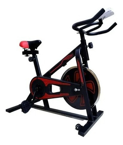 Bicicleta mecánica de spinning Lifestyle Series S300, color negro