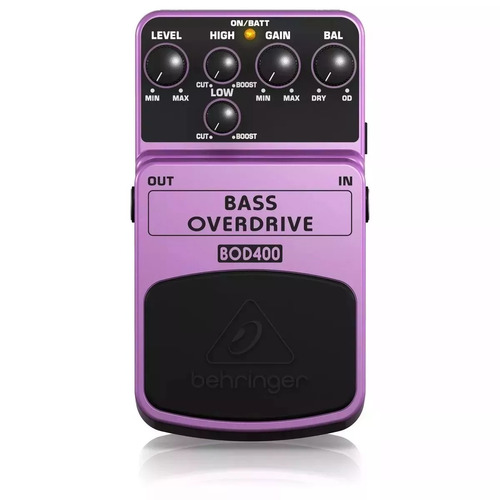 Pedal Bajo Overdrive Behringer Bod400 + Garantía