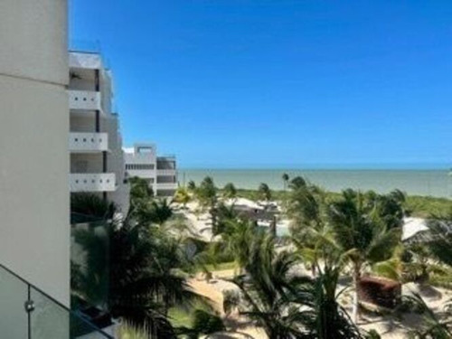 Departamento Amueblado En La Playa En Renta En Almares, Kinuh Telchac Puerto.