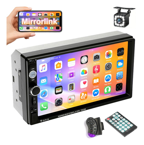 Estéreo Mirrorlink Pantalla Táctil 7 Pulgadas Hd Bluetooth