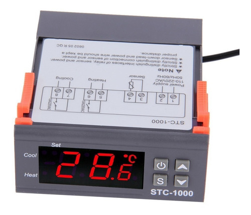 Termostato Digital Incubadora Stc1000 Con Sensor, 110v