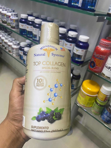 Colágeno Hidrolizado 10.000mg Biotina Vitamina E Y C 960ml