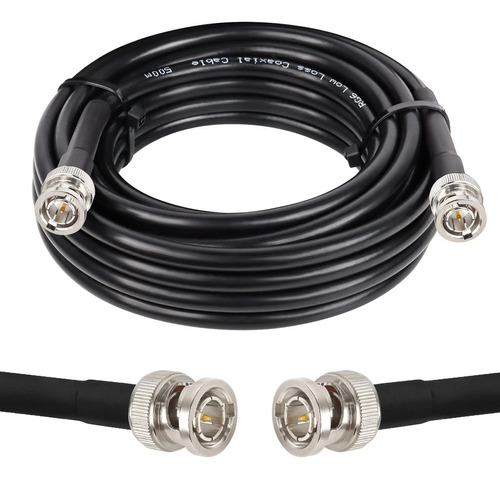 Xrds -rf Cable Sdi De 15 Pies, Hd-sdi Cable 75 Ohm Bnc Macho