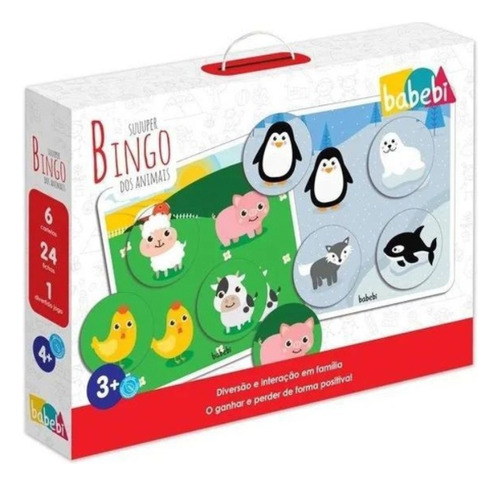  Jogo Educativo Super Bingo Dos Animais Babebi