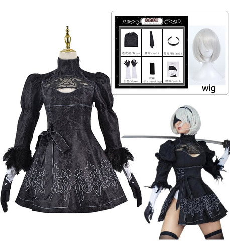 Disfraz De Cosplay 2b De Nier Automata Yorha 2b Para Cosplay