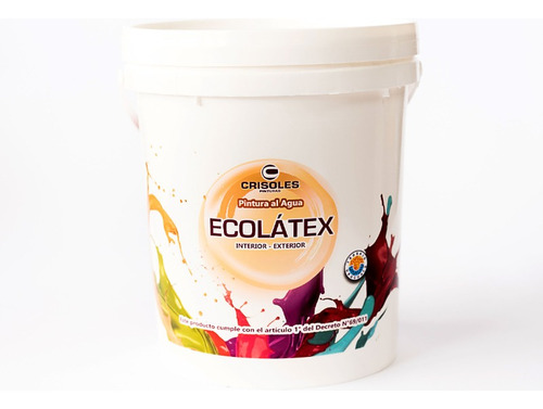 Ecolatex Vibrante Negro 1 Lt.