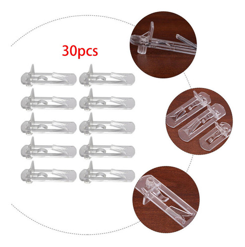 4 X 30 Uds Pasadores Para Estantes, Clavijas De Soporte Para