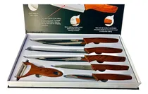 Comprar Juego Kit Set Cuchillos Todo En Uno 5 Cuchillos Profesionale