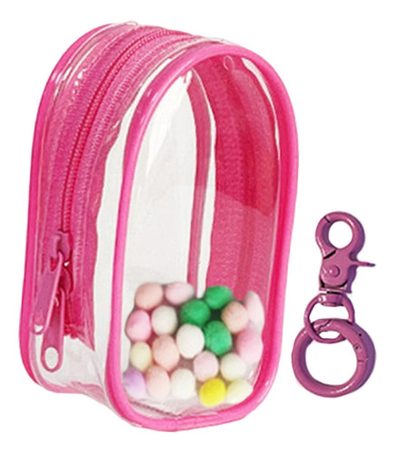 3 Mini Estuche De Transporte Para Muñeca De Pvc Con Rosa