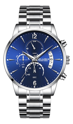 Relógio Belushi Aço Inox 42mm - Moda Casual