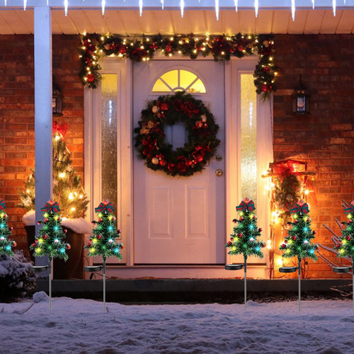 Lámpara Led N Solar Para Decoración Navideña, Árbol De Navid