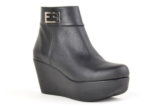 Imagen 2 de 9 de Botas Botitas De Mujer Botinetas De Cuero Rennes - Ferraro