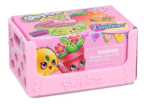 Shopkins Serie 4 Caixote Com 2 Shopkins Unidade