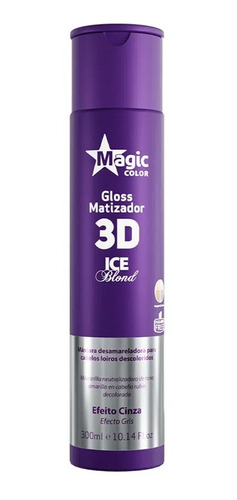 Magic Color Matizador 3d Ice Blond Efeito Cinza 300ml 