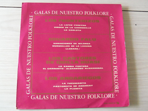Vinilo Galas De Nuestro Folklore Vol. 5, Difusión Musical
