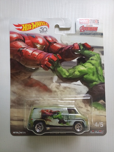 Hot Wheels Hulk Vs Hulk Buster Super Van Marvel Avengers