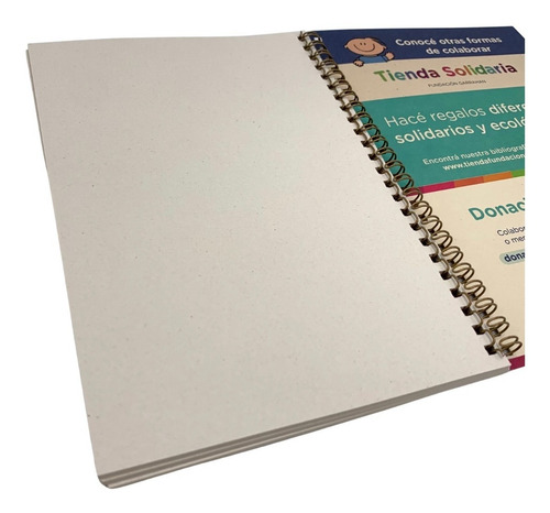Imagen 3 de 4 de Cuaderno A5 Liso Tapa Blanda - Abel Pintos X Casa Garrahan