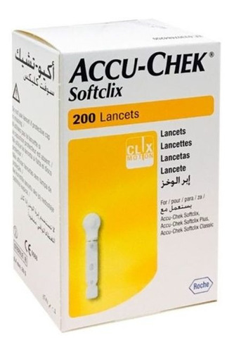 Accu Check Softclix Lancetas 200 Unidades
