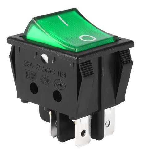 Barco Luz Uxcell 10pcs Ca 20a / 22a 125v / 250v Dpst 4p De E