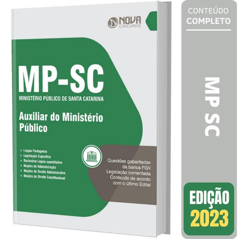 Apostila Mp Sc - Auxiliar Do Ministério Público De Sc