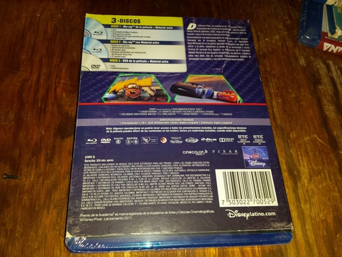 Imagen 2 de 2 de Cars 3 Bluray Blu Ray Película