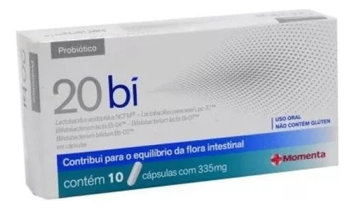 303-20 Bi Regulador Intestinal Probiótico 10cápsulas Vl-2025 Sabor Sem Sabor