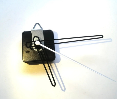 Imagen 2 de 10 de Set X5 Mecanismos Silenciosos 16mm Reloj Pared Gancho Agujas