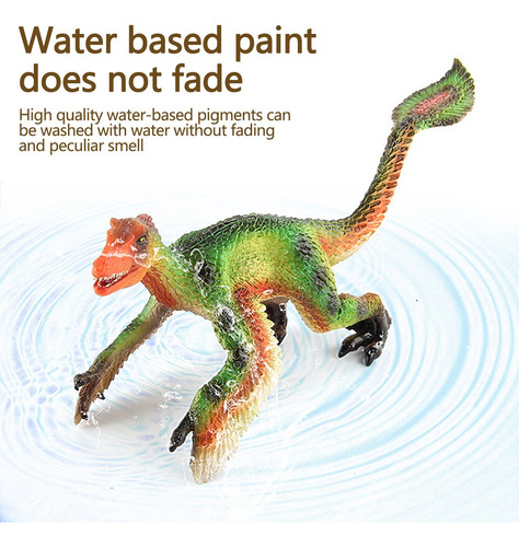 Higo Conmemorativo Sólido Pintado A Mano, Modelo De Dinosaur