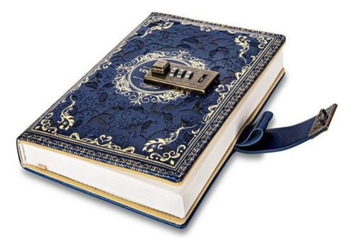 Mb Cuaderno Tipo Diario Combination Lock, Tamaño A5, Con