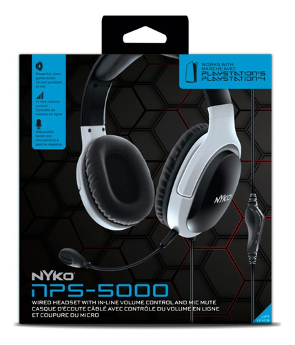 Headset Np5 5000 Ps4/ps5 Nyko Nuevos Color Negro