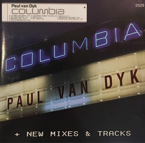 Cd Paul Van Dyk Columbia New Mixes And Tracks