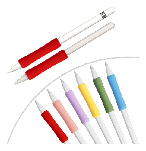 Funda Anti Deslizante Soporte Grip Para Apple Pencil Silicon