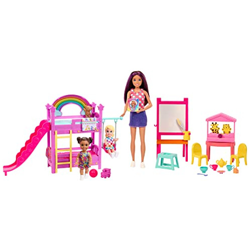 Barbie Skipper First Jobs - Juego De Guardería, 3 Muñecas,