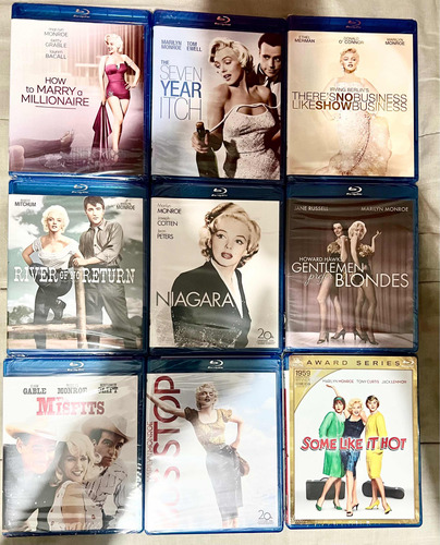 Marilyn Monroe.9 Películas En Bluray.original.selladas.leer