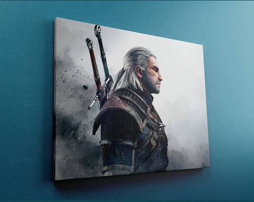 Cuadro The Witcher 3 371 40x53 Lienzo Memoestampados