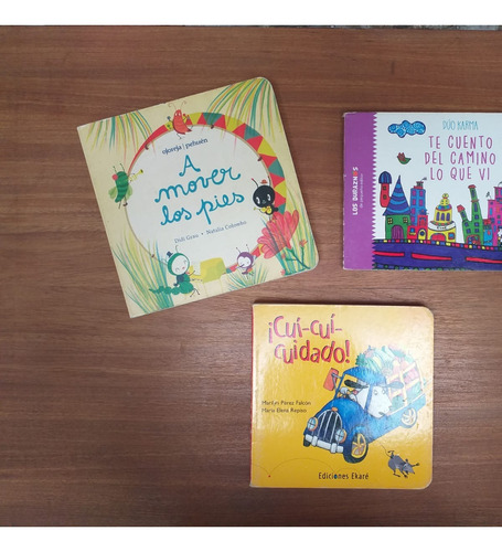 Combo 3 Libros A Mover Los Pies +cuicuicuidado +te Cuento De