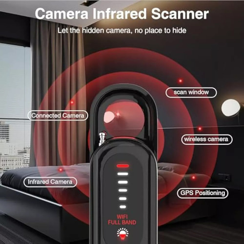 Detector De Señal Gps Antiespía Micrófono Y Rastreador